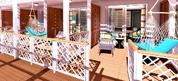 каюты Havana stateroom на лайнере Carnival Vista