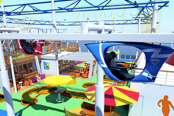 фото SkyRide на борту лайнера Carnival Vista