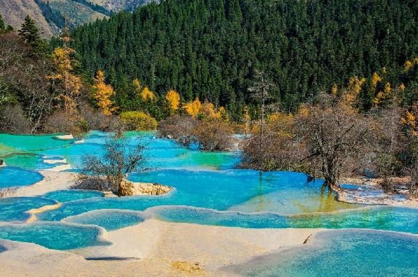 долина Хуанлун Сычуань, Китай