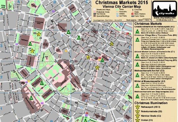 Christmas markets on the map 2015-2016