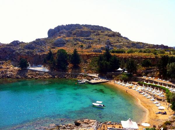 Бухта Св.Павла Родос фото