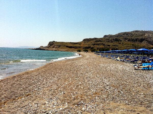 фото Линдос, пляж отеля Lindos Princess