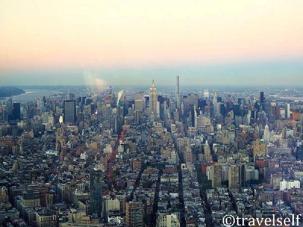 фото с One World Observatory Нью-Йорк